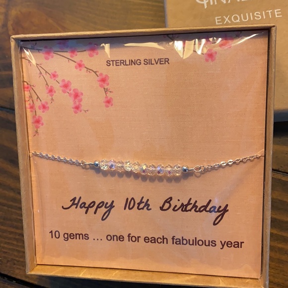 10th Birthday Milestone Gift Bracelet - Picture 2 of 4